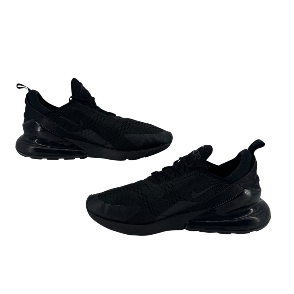 Nike Air Max 270 Black Mesh Sneakers Men’s Size 12.5 Running Shoes - Picture 9 of 13